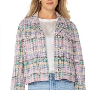 Liverpool Los Angeles Pastel Tweed Blazer
